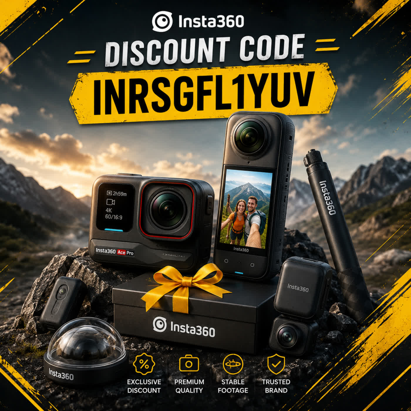 Insta360 Discount Code “INRSGFL1YUV” – Exclusive Offer episode artwork