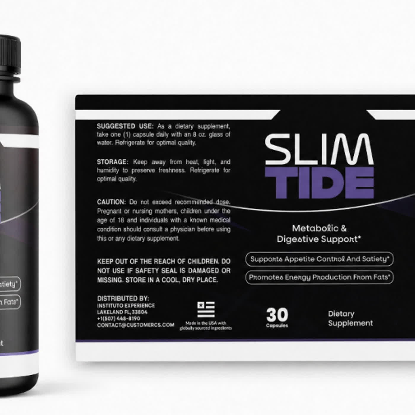 Slimtide Capsules Weight Management Support for Men and Women