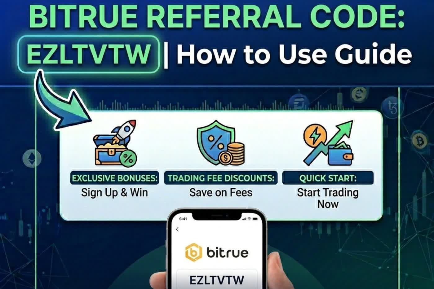 Bitrue Referral Code: EZLTVTW | How to Use Guide