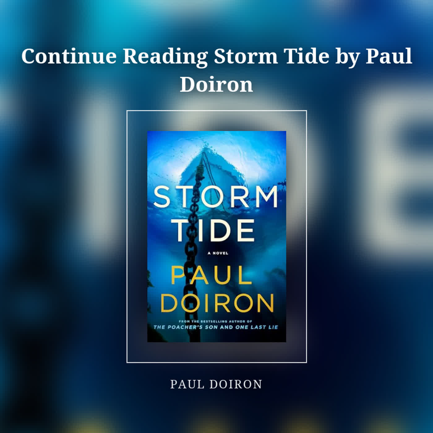 Continue Reading Storm Tide by Paul Doiron episode artwork
