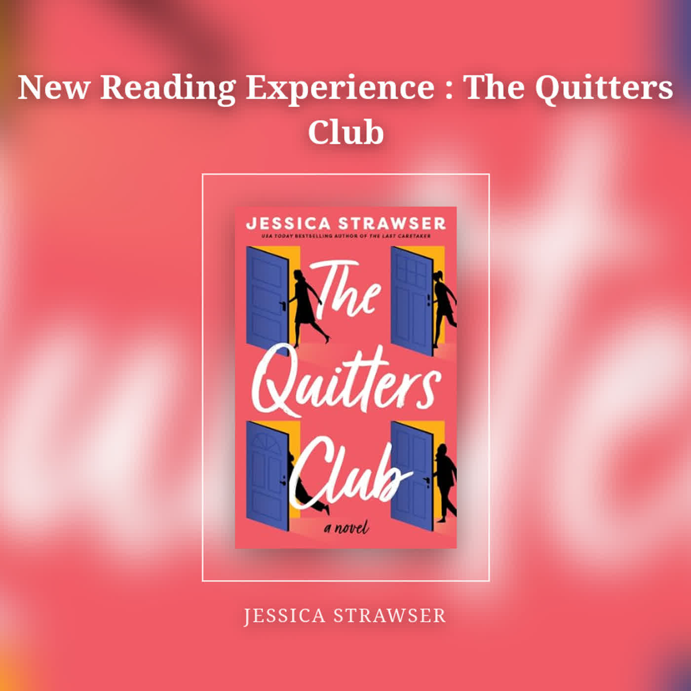 New Reading Experience : The Quitters Club episode artwork