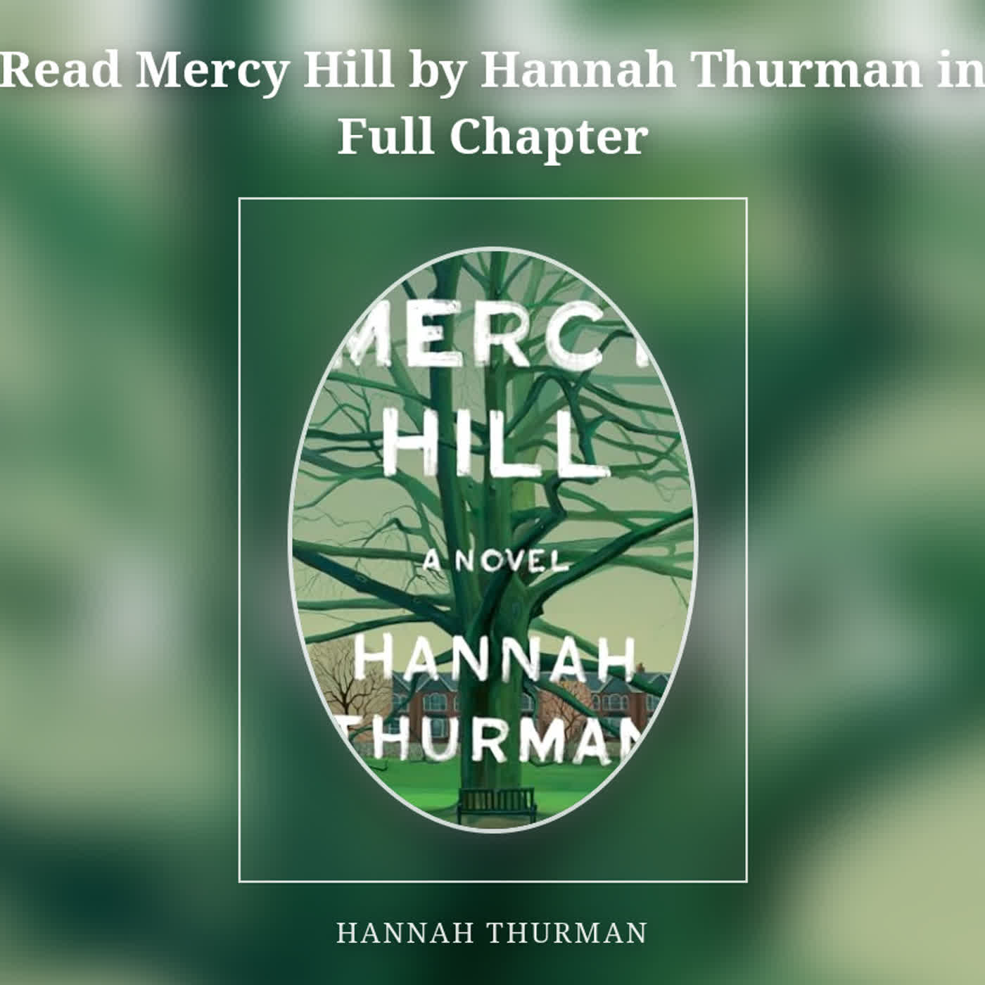 Read Mercy Hill by Hannah Thurman in Full Chapter episode artwork