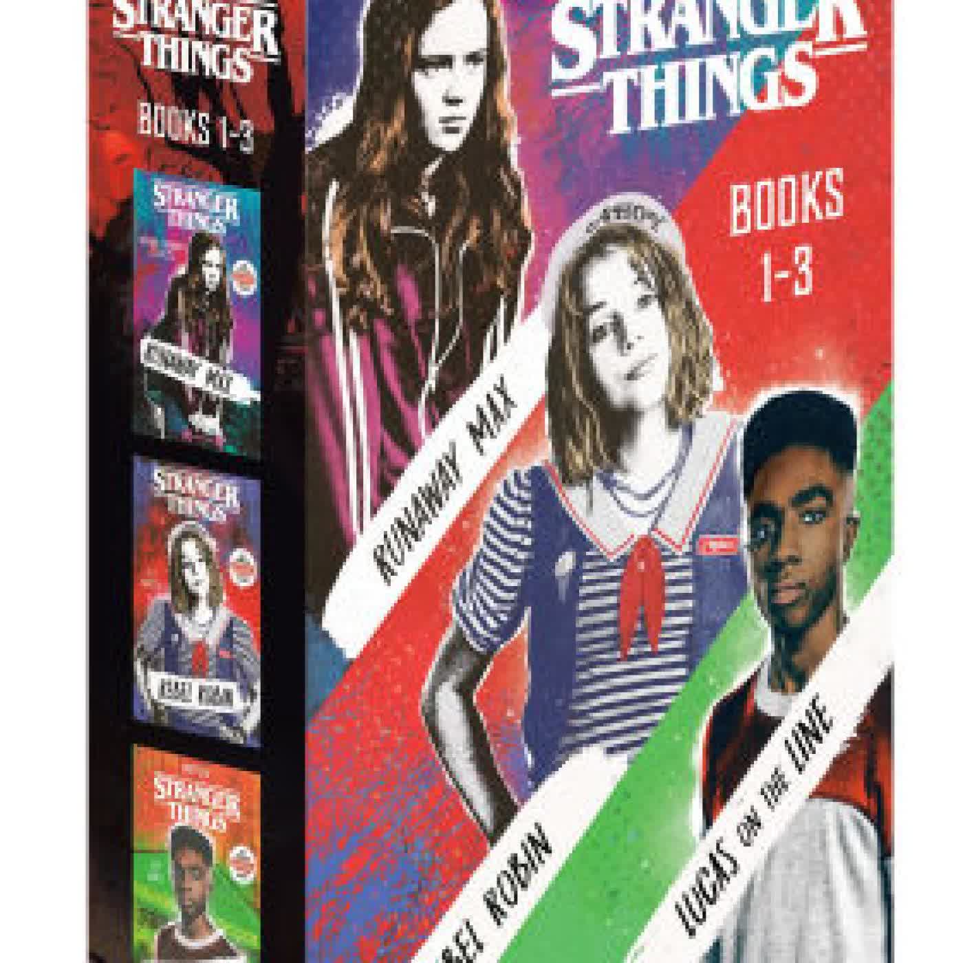 Stranger Things Boxed Set, Books 1-3: Runaway Max, Rebel Robin, and Lucas on the Line by Various on Iphone New Format