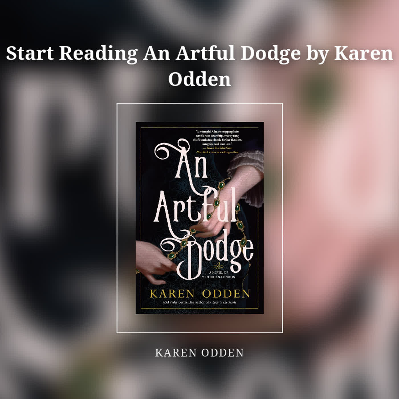 Start Reading An Artful Dodge by Karen Odden episode artwork