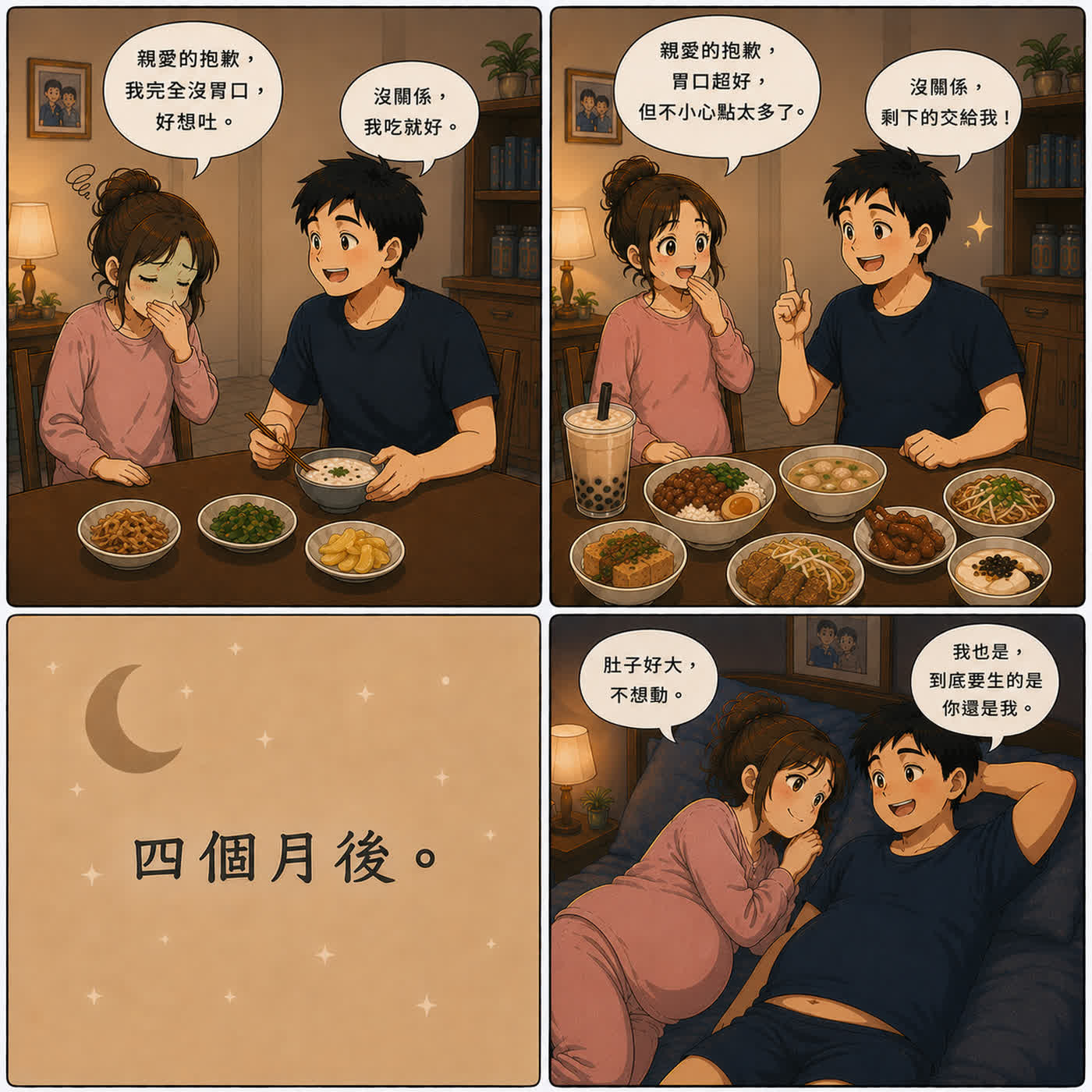 EP04 隔著越來越大的肚子，看起來越來越遙遠的距離，反而是重新靠近彼此的好機會？ | 孕期親密關係 episode artwork