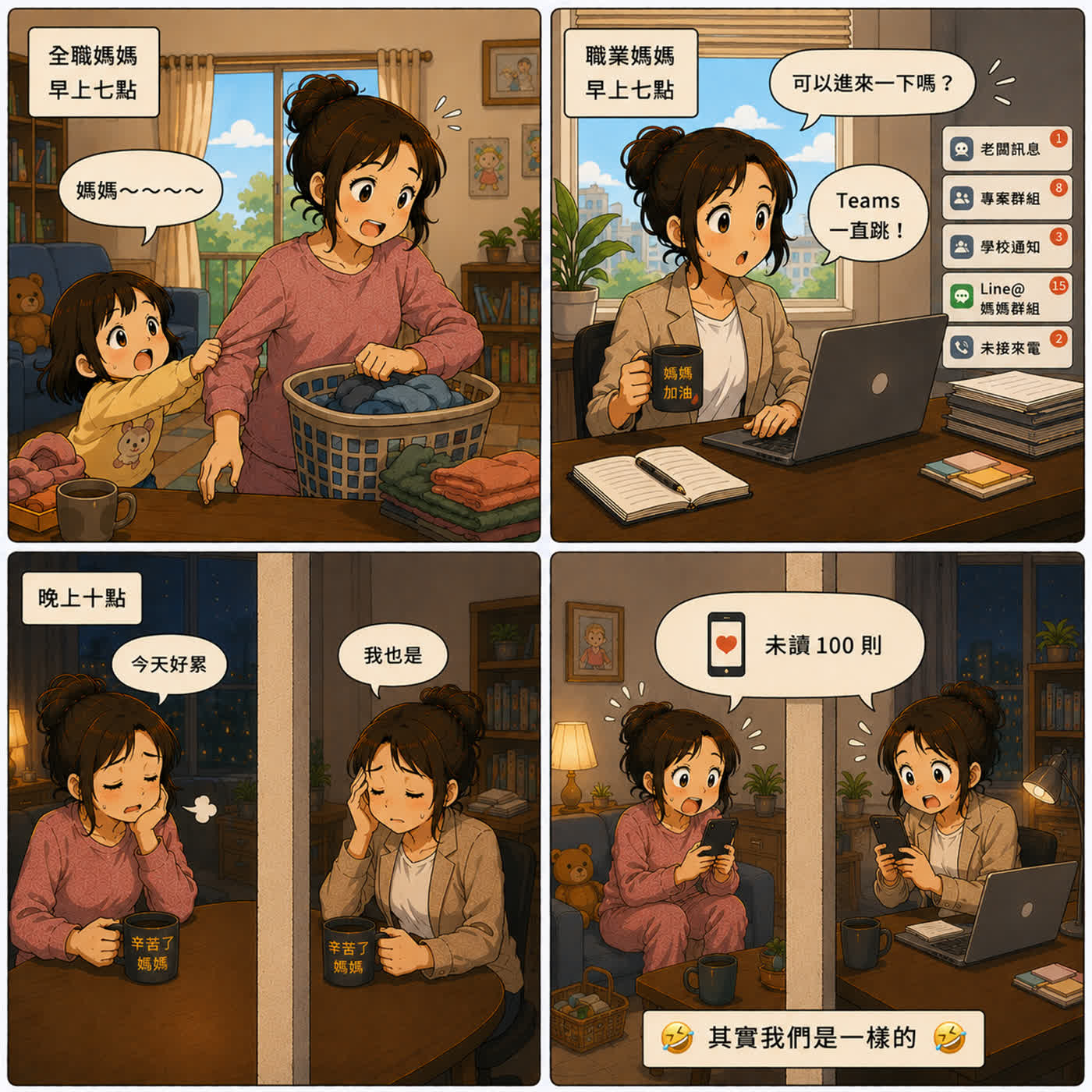 EP08 你想當全職媽媽還是職業媽媽？其實媽媽可以有很多樣貌，當一個夠好的媽媽就可以了！| 育兒選擇 × 自我認同 episode artwork
