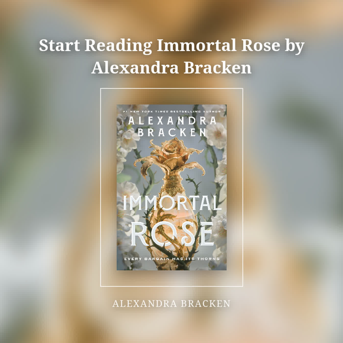 Start Reading Immortal Rose by Alexandra Bracken episode artwork
