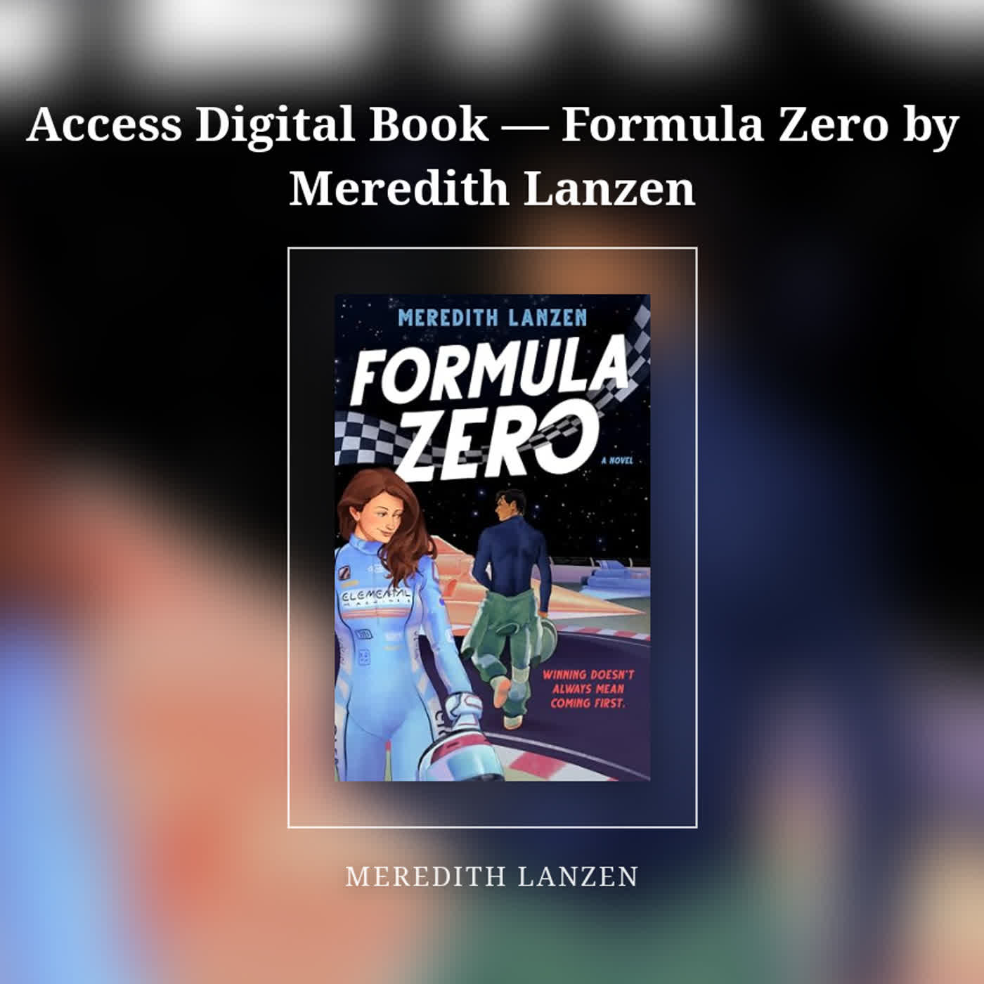 Access Digital Book — Formula Zero by Meredith Lanzen episode artwork