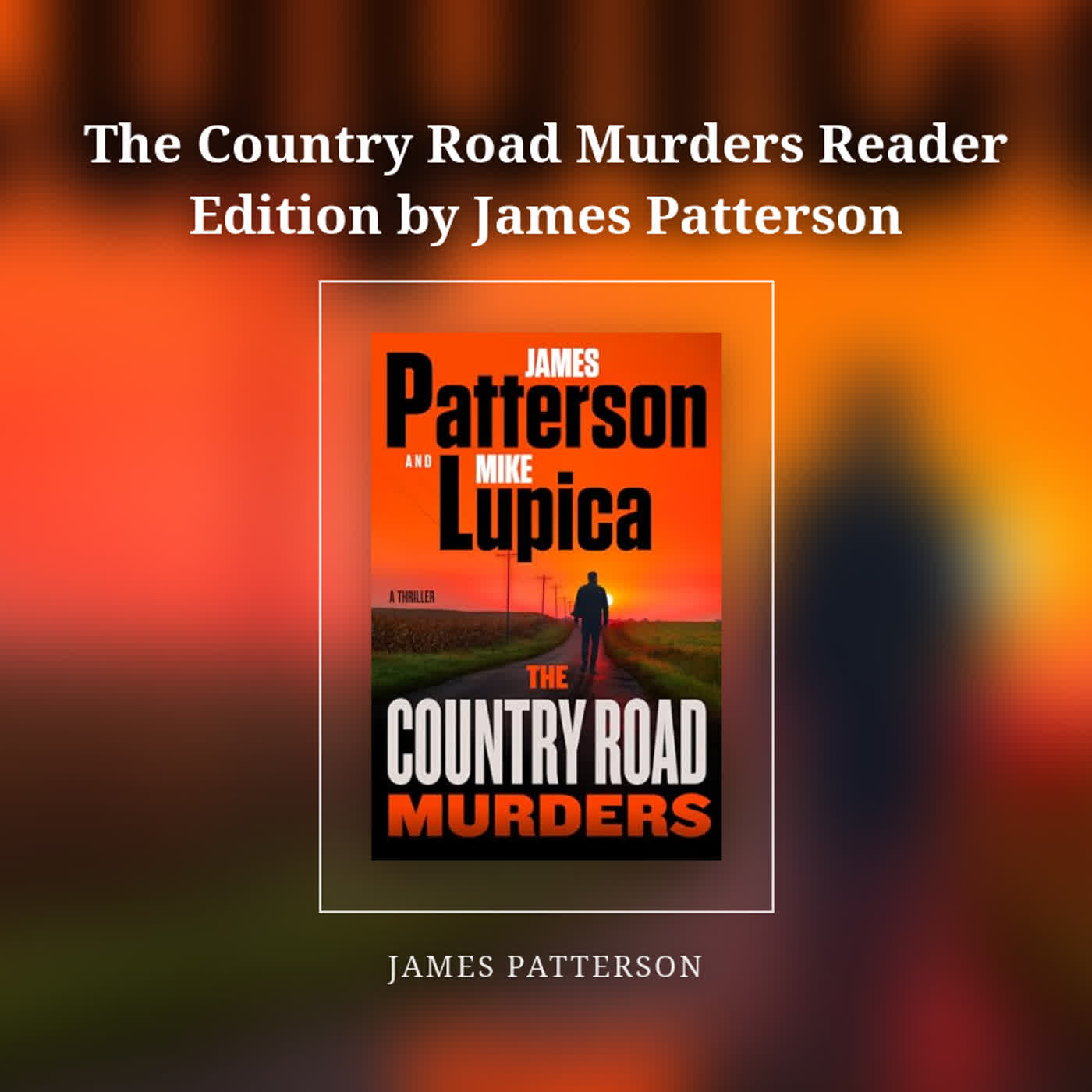 The Country Road Murders Reader Edition by James Patterson episode artwork