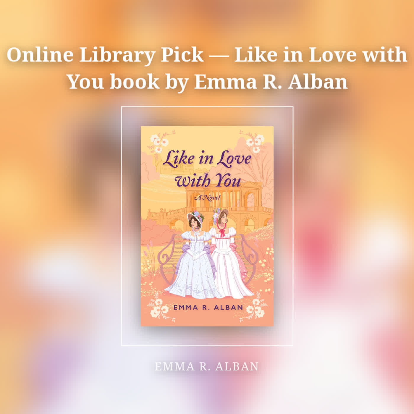 Online Library Pick — Like in Love with You book by Emma R. Alban episode artwork
