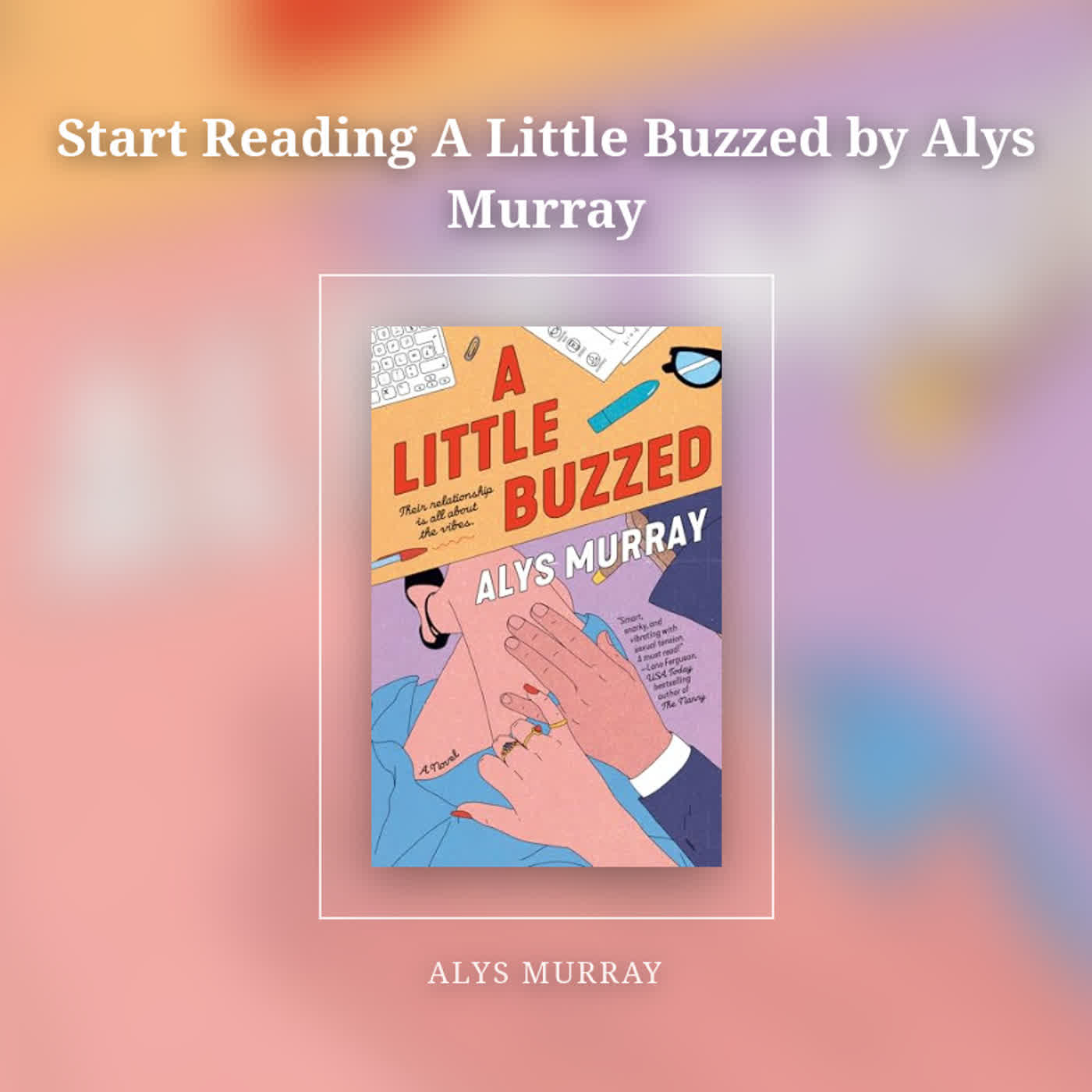 Start Reading A Little Buzzed by Alys Murray episode artwork