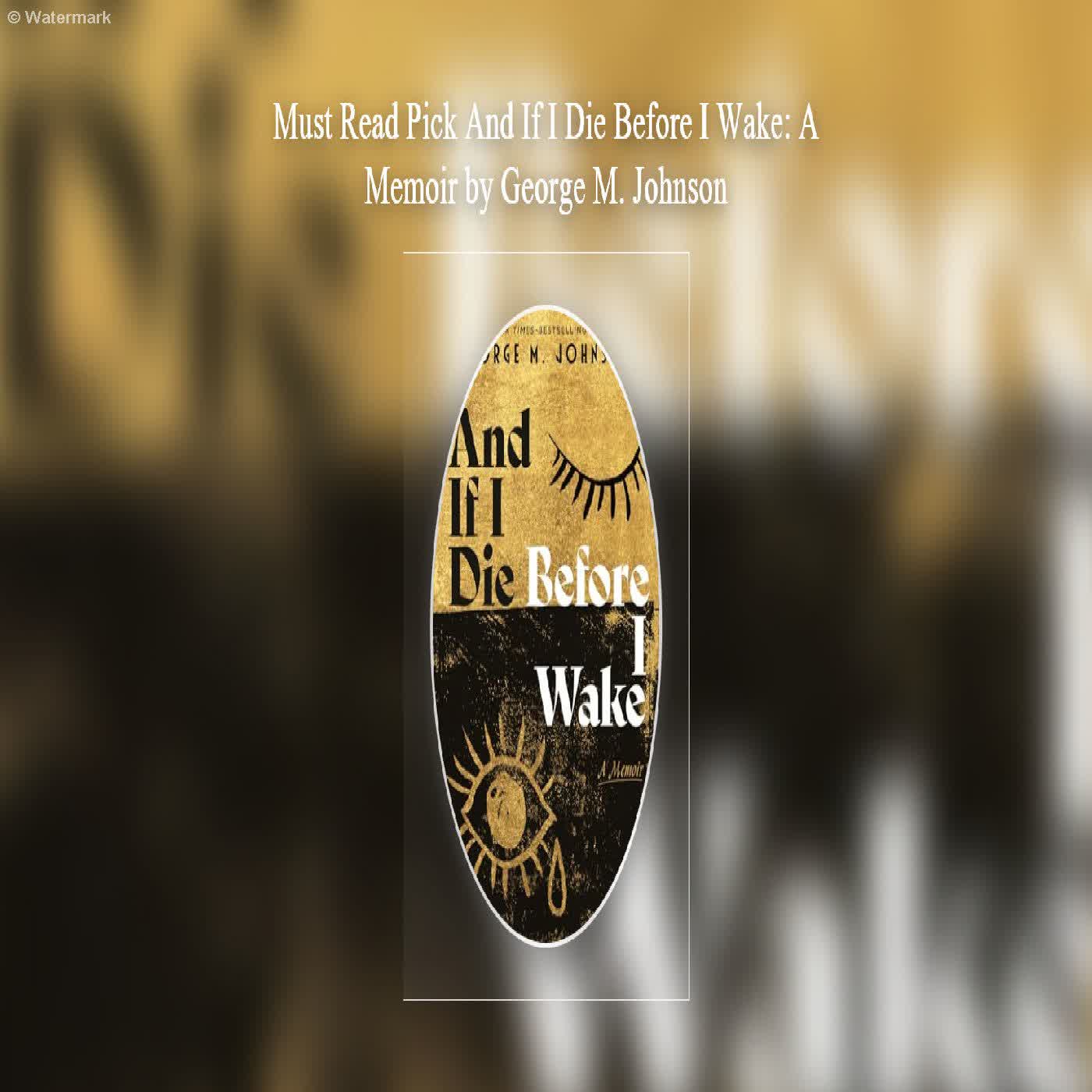  Must Read Pick And If I Die Before I Wake: A Memoir by George M. Johnson  episode artwork