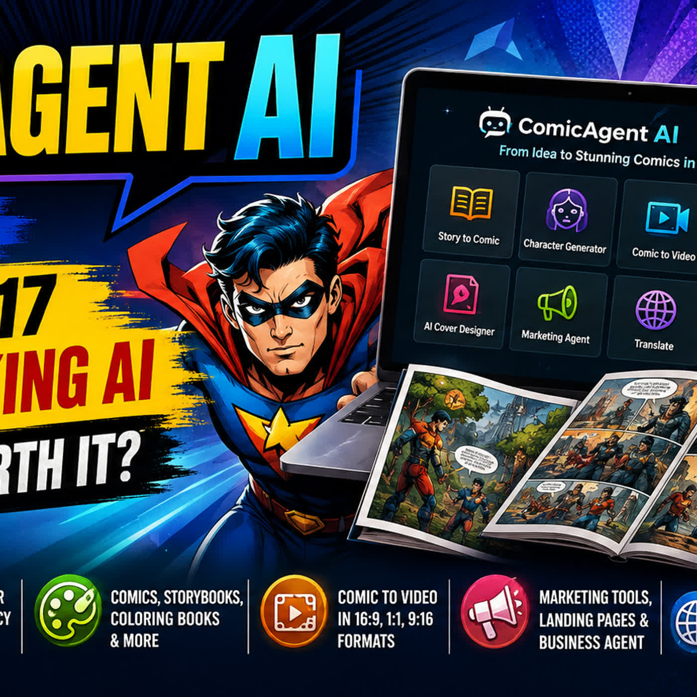 FAQ Of The ComicAgent AI Review