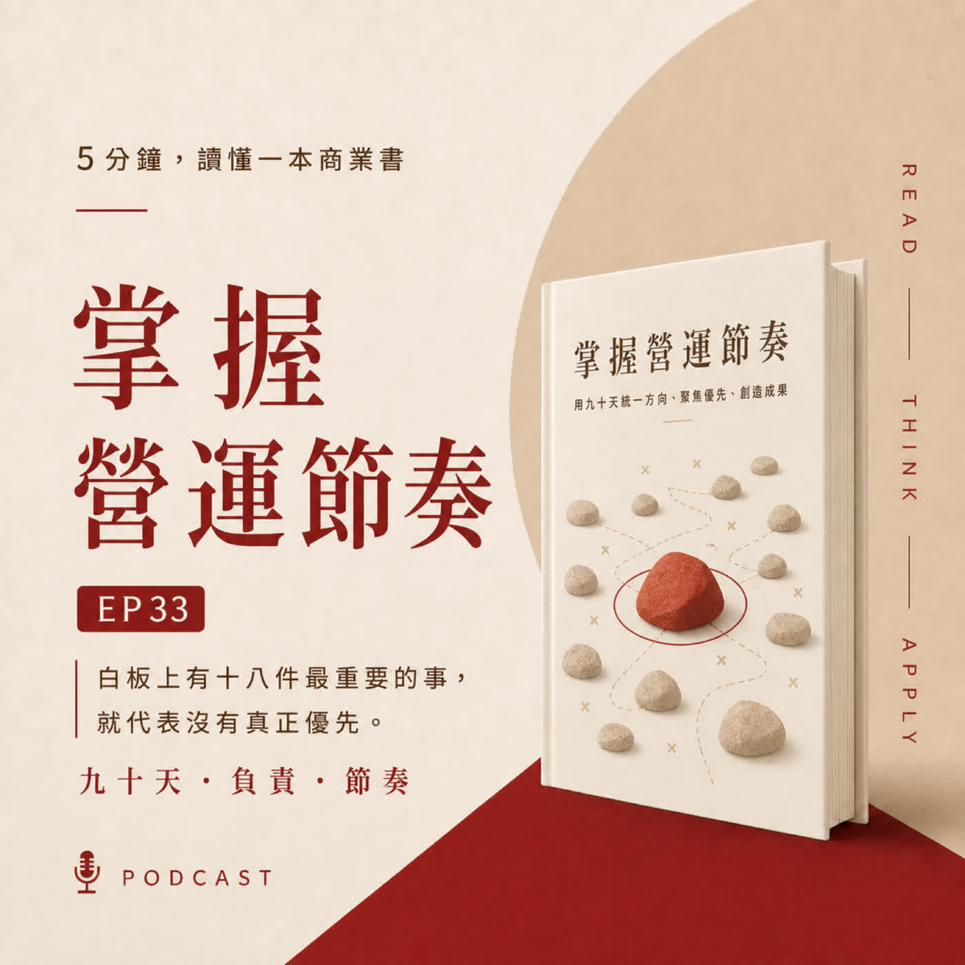 EP59|年度目標寫得漂亮,為什麼總是沒有進度?|《掌握營運節奏》