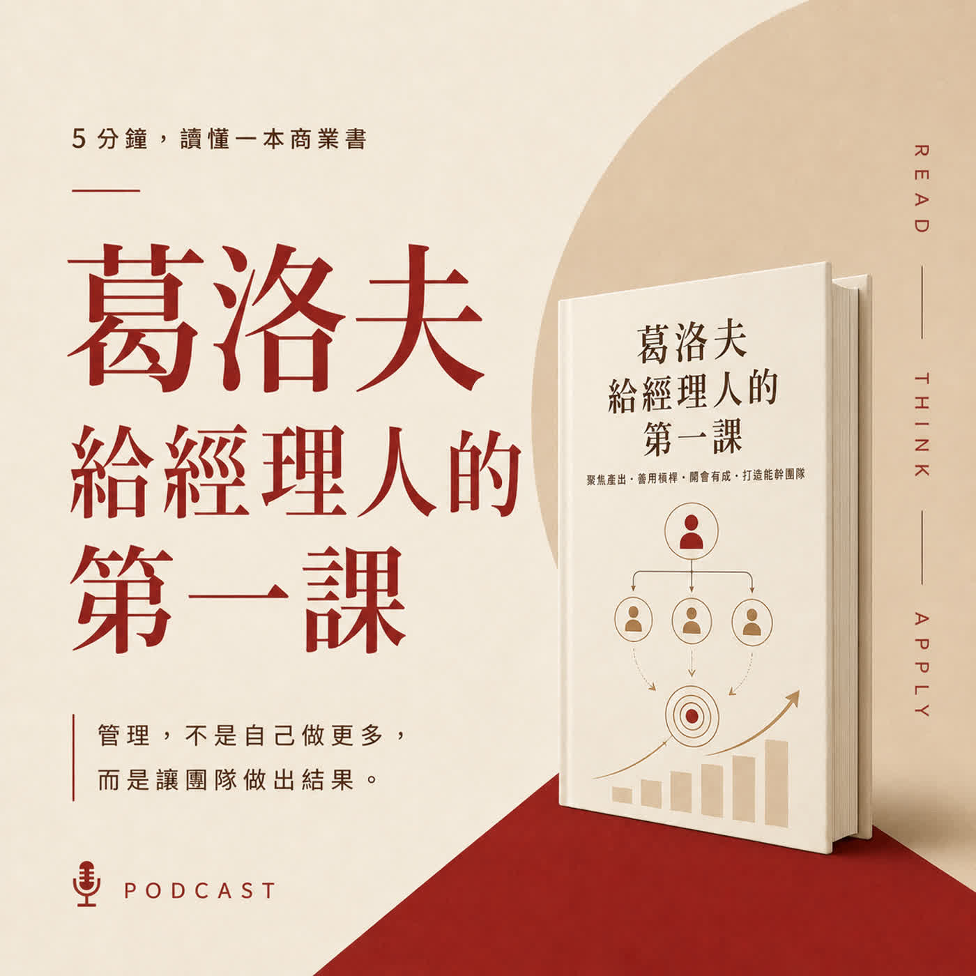 EP12｜當上主管後，你做得愈多，團隊為什麼愈沒產出？｜《葛洛夫給經理人的第一課》