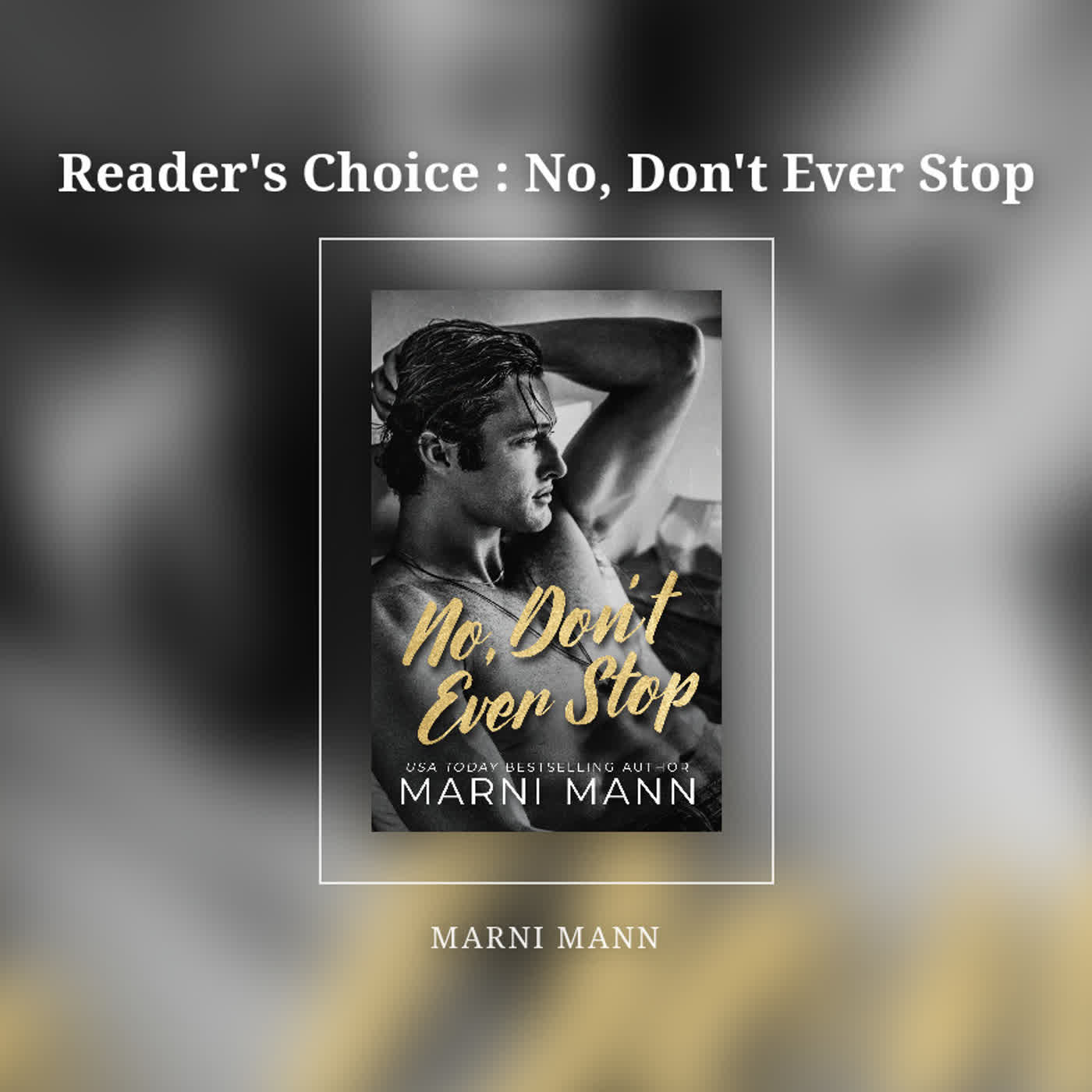 Reader's Choice : No, Don't Ever Stop episode artwork