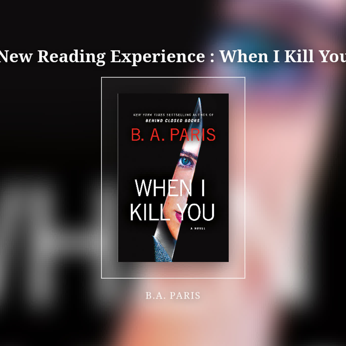 New Reading Experience : When I Kill You episode artwork